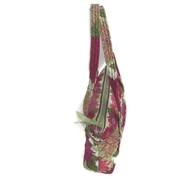 Vera Bradley Dahlia Pink Red Floral Shoulderbag - Picture 3 of 4